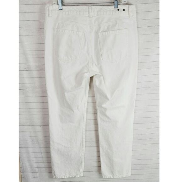 CAbi 100% BF JEANS IN WHITE, SZ 10 - Picture 7 of 13